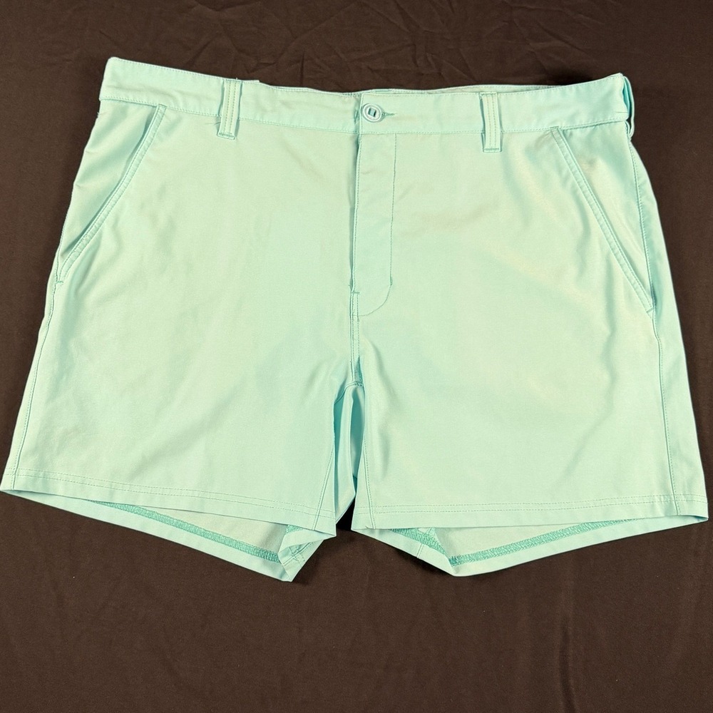 Huk Mens XXL Performance Adjustable Shorts Aqua Stretch Quick Dry Utility Pocket
